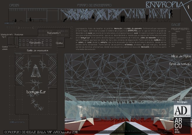 LAM. 1/3 Propuesta concurso de ideas sala vip arcoMadrid 2016