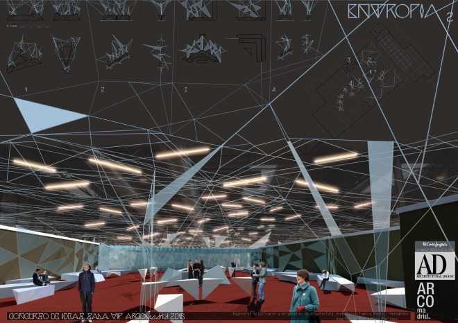 LAM. 2/3 Propuesta concurso de ideas sala vip arcoMadrid 2016